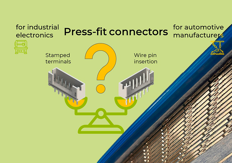 How to produce automotive and industrial press-fit connectors without stamped terminals