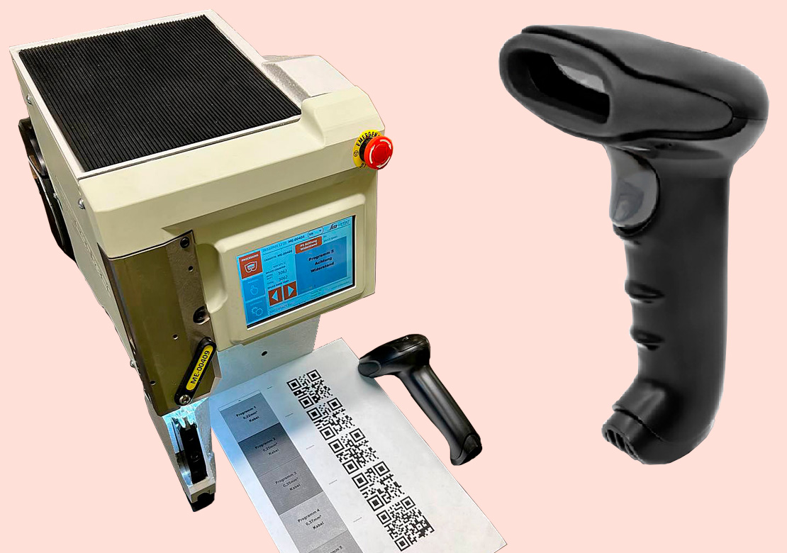 Want to readjust your crimping machine steadily? Use scan code option